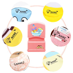 Tampon personnalisé Ogelz - Monstre extraterrestre mignon, autocollant personnalisé pour adultes et enfants, idéal pour garderie, maison de retraite, lavable et séchable en machine. Convient aux animaux.