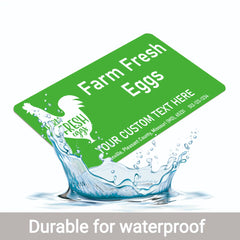 Ogelz 40Pcs Customized Farm Fresh Egg Carton Packaging Labels Stickers Set Personalized for Chicken Duck Stickers Extra Stciky 2X4 Inch Rectangle Green (R03)