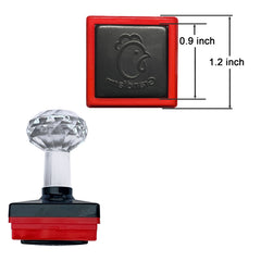 Ogelz Egg Stamp For Flesh Eggs Personalized Create Unique Designs Self-Inking Refill Ideal for Chicken Duck Goose Turkey Eggs Farm Enhance Your Egg Farm's Branding