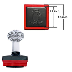 Ogelz Egg Stamp For Flesh Eggs Personalized Create Unique Designs Self-Inking Refill Ideal for Chicken Duck Goose Turkey Eggs Farm Enhance Your Egg Farm's Branding