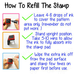 Ogelz Egg Stamp For Flesh Eggs Personalized Create Unique Designs Self-Inking Refill Ideal for Chicken Duck Goose Turkey Eggs Farm Enhance Your Egg Farm's Branding