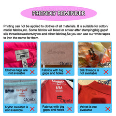 Ogelz Customized Name Stamp For Clothes-Cute Animal Dog Personalised For Adult Kids Daycare Stickers Tag Label Preschool Nursing Home Washable Dryer Safe