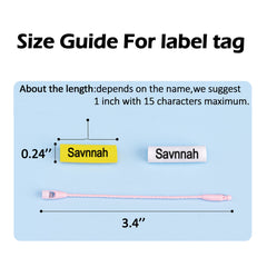 Lot de 40/80/120 étiquettes étiquetées Ogelz pour chaussures et autres effets personnels, multicolores, avec 5 couleurs disponibles (blanches).