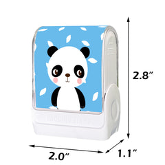 Tampon personnalisé Ogelz - Monstre extraterrestre mignon, autocollant personnalisé pour adultes et enfants, idéal pour garderie, maison de retraite, lavable et séchable en machine. Convient aux animaux.