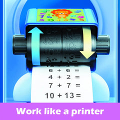 Math Roller Stamp Smart Math Teaching Stamps for Kids, Addition Subtraction Multiplication Division Math Practice Tool Math Learning Stamps
