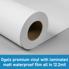 Ogelz Custom Waterproof Vinyl Stickers with Your Image Photo Text or Logo Personalized Dishwasher Safe Label for Business Logo (Max Width 1.5" 2" 3" 4" 5" 6" 7" 8" 9" 10"))