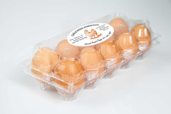 Ogelz 40Pcs Customized Farm Fresh Egg Carton Packaging Labels Stickers Stamps Kit Set Personalized for Chicken Duck Stickers Extra Stciky Waterproof Anti Scratches 2X4 Inch Oval (C03)