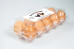 Ogelz 40Pcs Customized Farm Fresh Egg Carton Packaging Labels Stickers Set Personalized for Chicken Duck Stickers Extra Stciky 2X4 Inch Rectangle (G04)